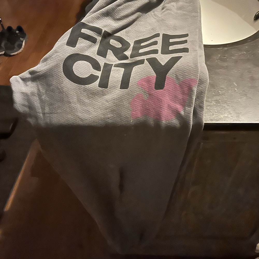 Free city sweats gray small like new